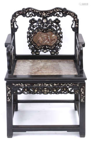 A rosewood Chinese armchair from Republic period