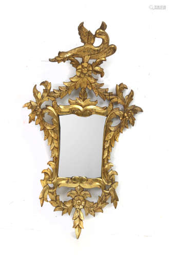 A 19th century cornucopia mirror