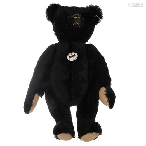 STEIFF BLACK POSEABLE BEAR