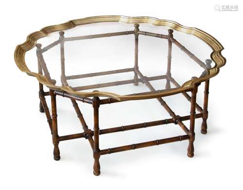 ROUND GLASS TOP TABLE