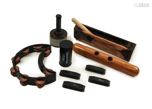 GROUP OF PERCUSSION INSTRUMENT ITEMS