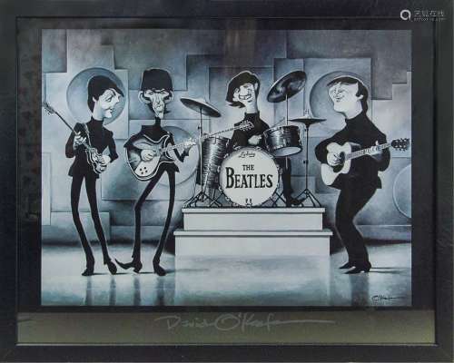 DAVID O'KEEFE - A TRIBUTE TO THE BEATLES, FRAMED
