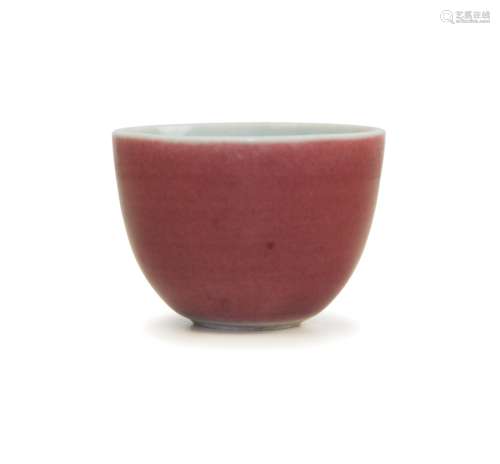 RED GLAZED TEA CUP