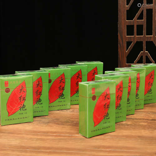 1998 原装1998年茶学家赵大炎监制--正岩顶级纯种大红袍十盒