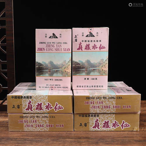 1999 原装武夷山市岩茶总厂1999年制正岩产区--真枞水仙十盒