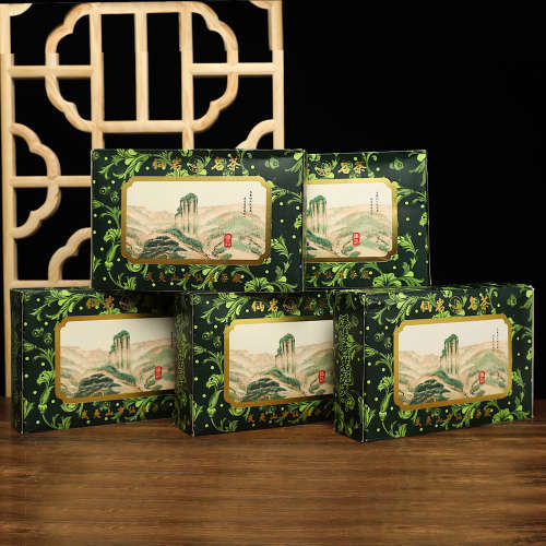 90年代 原装上世纪九十年代茶学家赵大炎监制--仙岩极品大红袍五盒