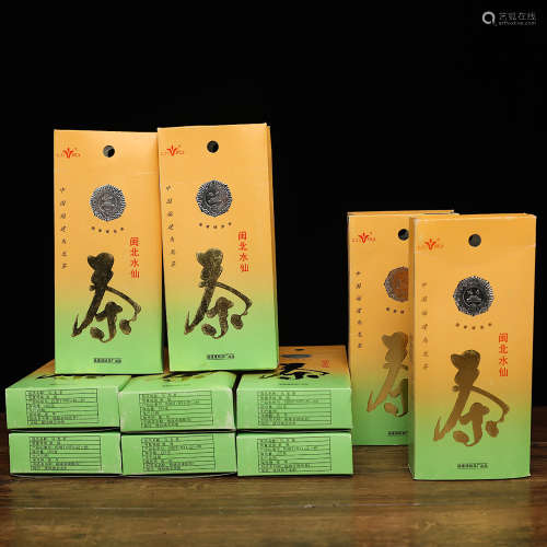 1988 原装国营建瓯茶厂1988年--银奖北苑贡茶水仙十盒