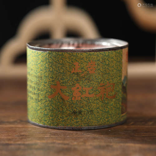 90年代 原装九十年代岩茶总厂精制---正岩极品茶王大红袍一罐