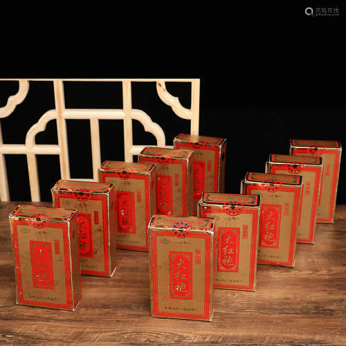 1999 原装1999年武夷山市八曲岩茶厂精制-特级大红袍十盒