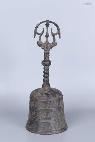 Chinese Bronze Musica Instruments Used In A Buddhist Or Taoi...