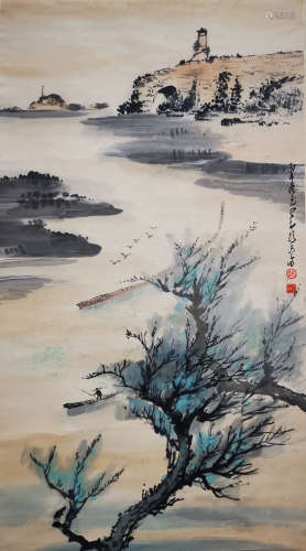 Chinese Painting And Calligraphy Of Landscape