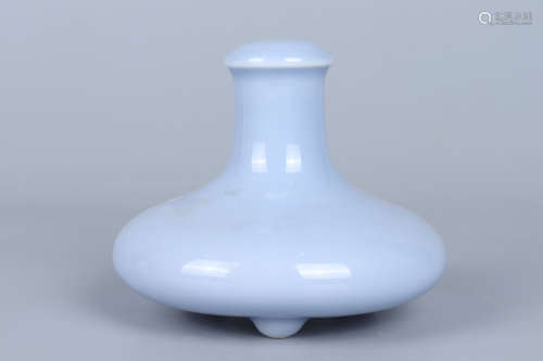 Chinese Glazed Porcelain Flat Bottle