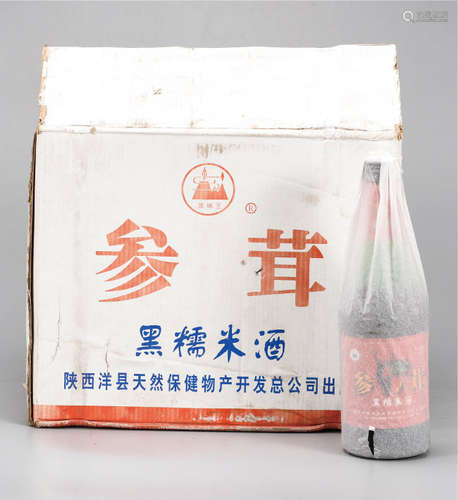 1998年  参茸黑糯米酒10°