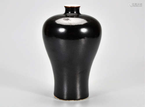 乌金釉梅瓶  早期购于南京拍卖公司