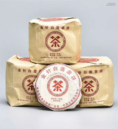 2008年  金针白莲普洱熟茶