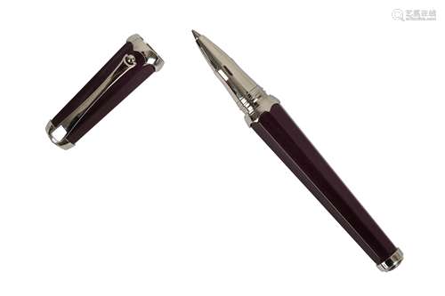 AN ITALIAN MONTEGRAPPA PICCOLA VIOLA ROLLERBALL PEN