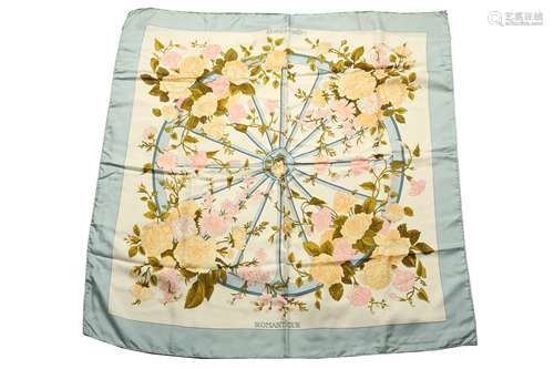 HERMES 'ROMANTIQUE' SILK SCARF