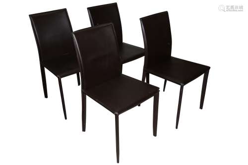 ACTONA OF DENMARK, A SET OF FOUR DANISH DINING CHAIRS