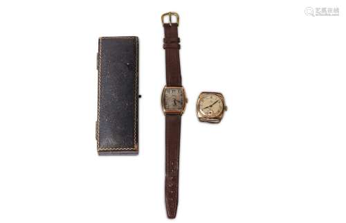 OMEGA AND BENSON LONDON WRISTWATCHES.
