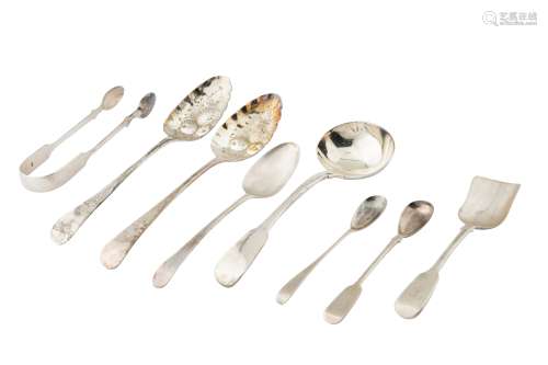 A COLLECTION OF STERLING SILVER FLATWARE