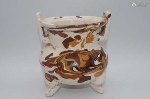 A DANG YAO PORCELAIN INCENSE BURNER OR HOLDER