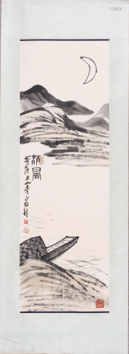 A CHINESE VERTICAL PAINTING SCROLL