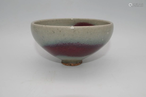 A JUN YAO GLAZE PORCELAIN BOWL