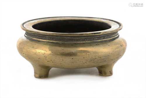 A Chinese bronze censer,