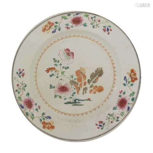 A Chinese famille rose charger,