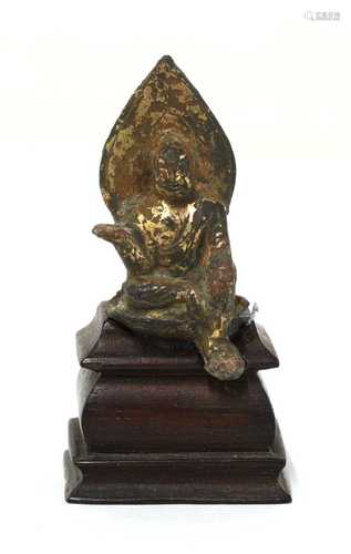 A Chinese bronze seal,