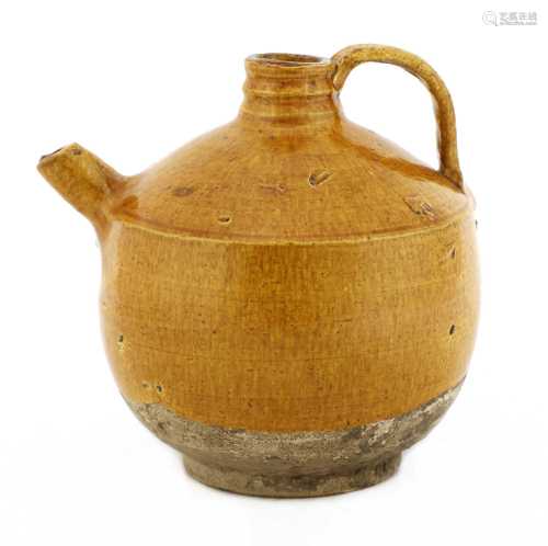 A Chinese pottery ewer,
