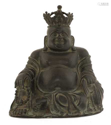 A Chinese bronze figure,