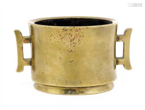 A Chinese bronze censer,