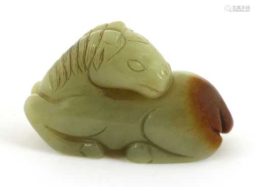 A Chinese jade carving,