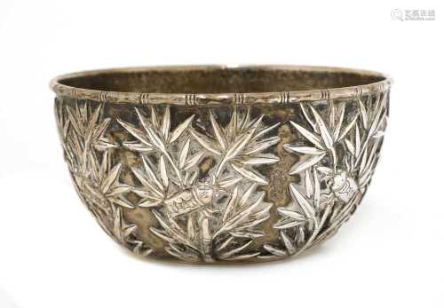 A Chinese silver bowl,