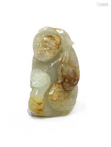 A Chinese jade carving,