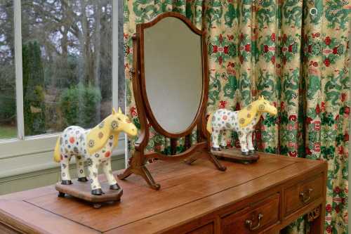 A pair of Chinese porcelain horses,