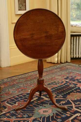 A George III oak occasional table,