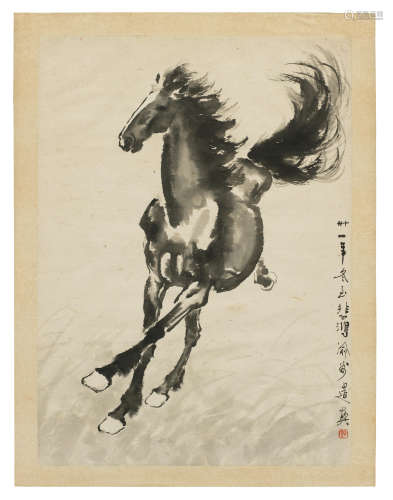 XU BEIHONG (1895-1953) Galloping Horse