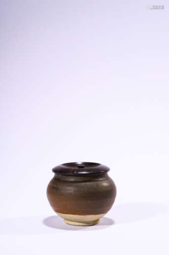 A Black Glazed Jar