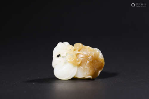 A White Jade Carving