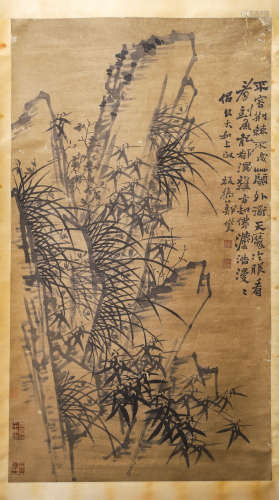 A Chinese Painting  Signed Zheng Banqiao