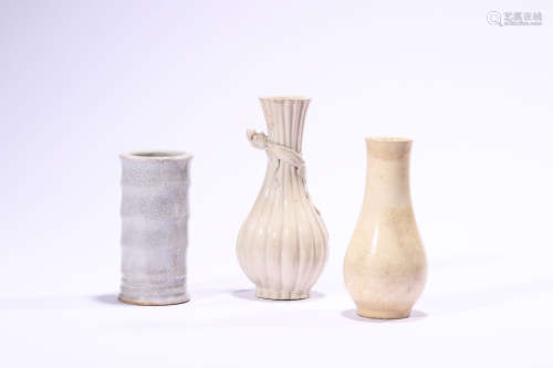 A Group of Three Vases