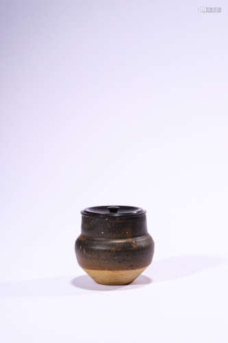 A Black Glazed Jar