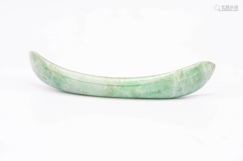 LATE QING JADEITE HAIRPIN