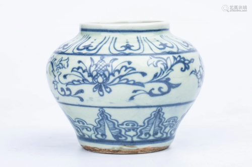 LATE MING TO EARLY QING SMALL JAR