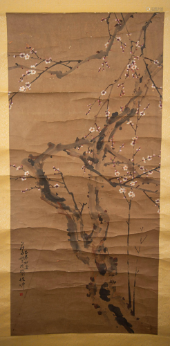 PLUM BLOSSOM PAINTING BY JIANG CHENG ZAN