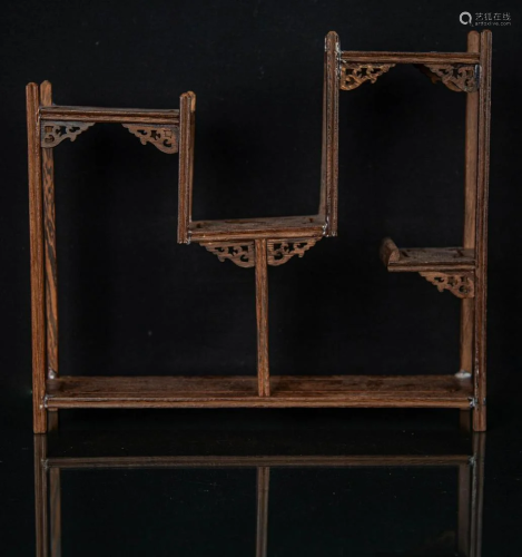 21st CENTURY WENGE ANTIQUE SHELF SMALL