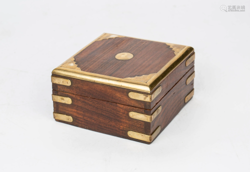 COPPER INLAY OLD ROSEWOOD CASE
