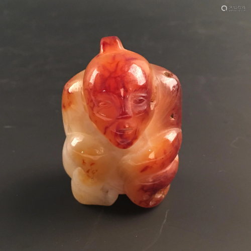 Chinese Agate Figure